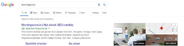 SERP feature seo word-stock