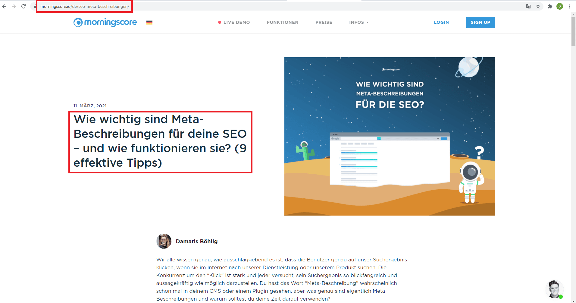 Erstelle einfachere und relevantere URLs