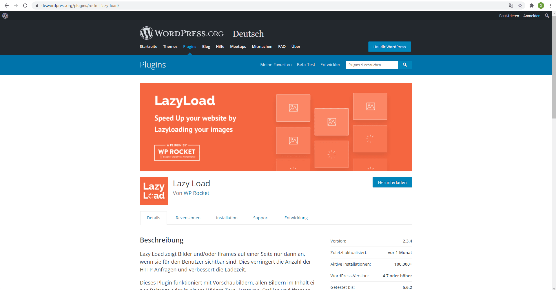 Nutze die Lazyload-Methode für Bilder & Videos
