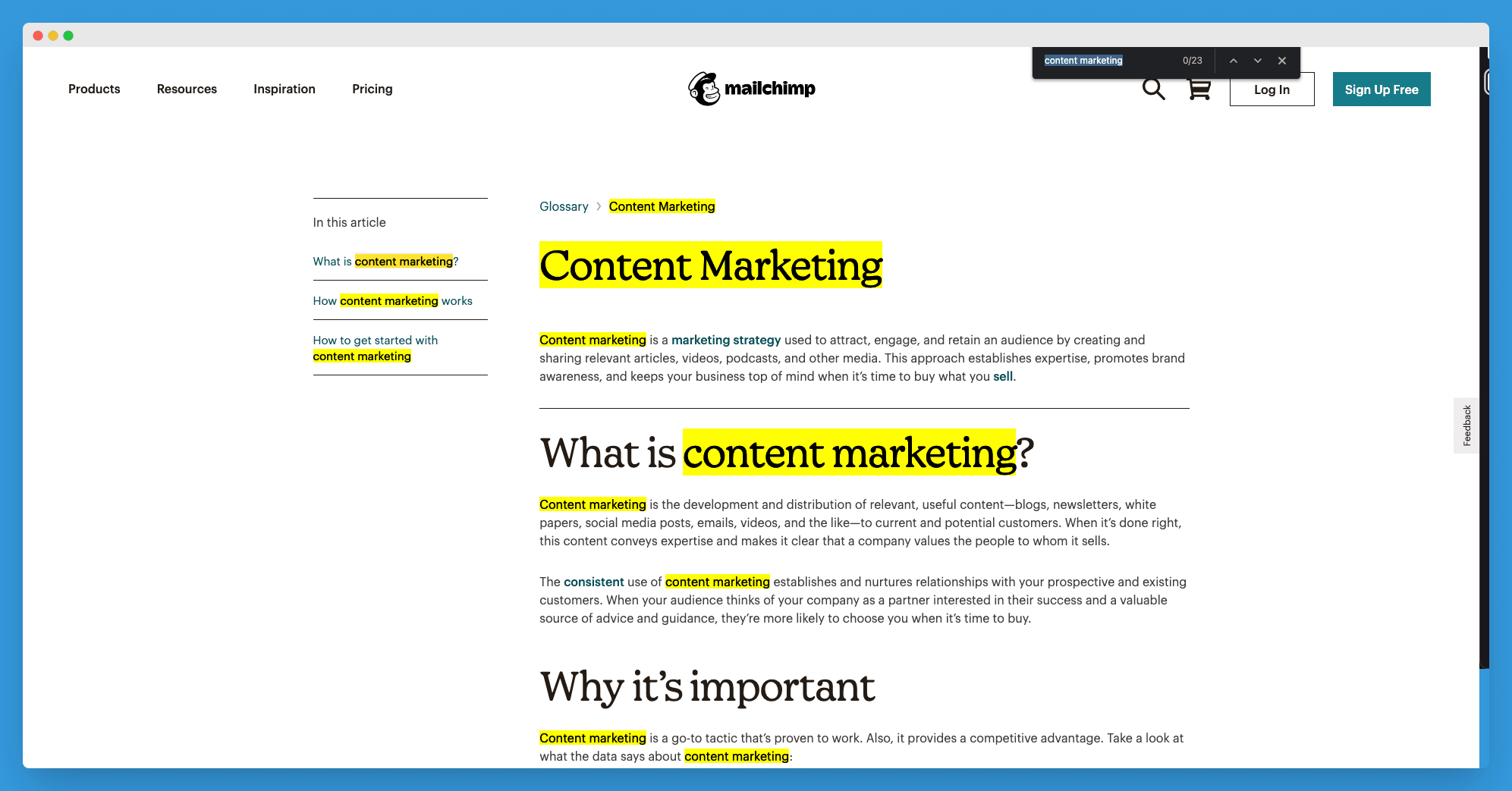 content marketing