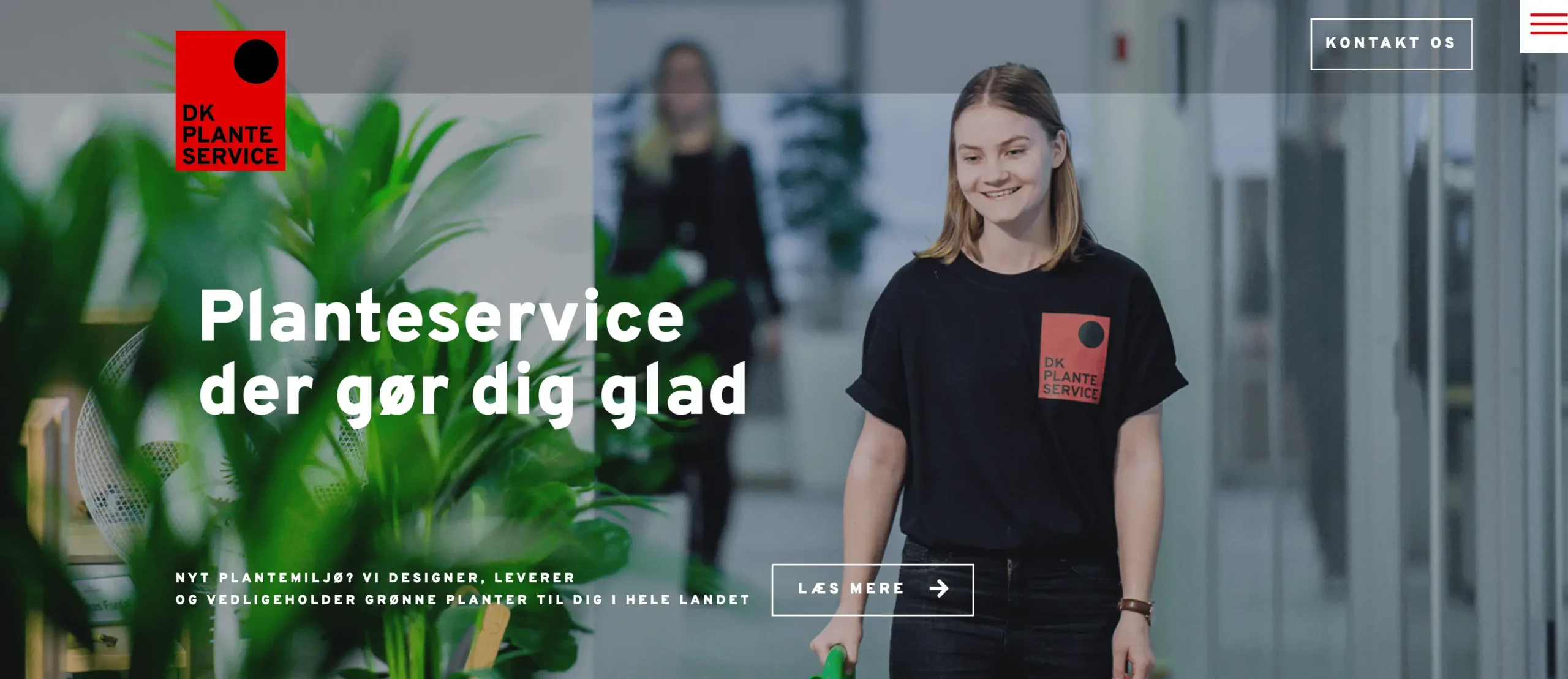 DK Planteservice hjemmeside