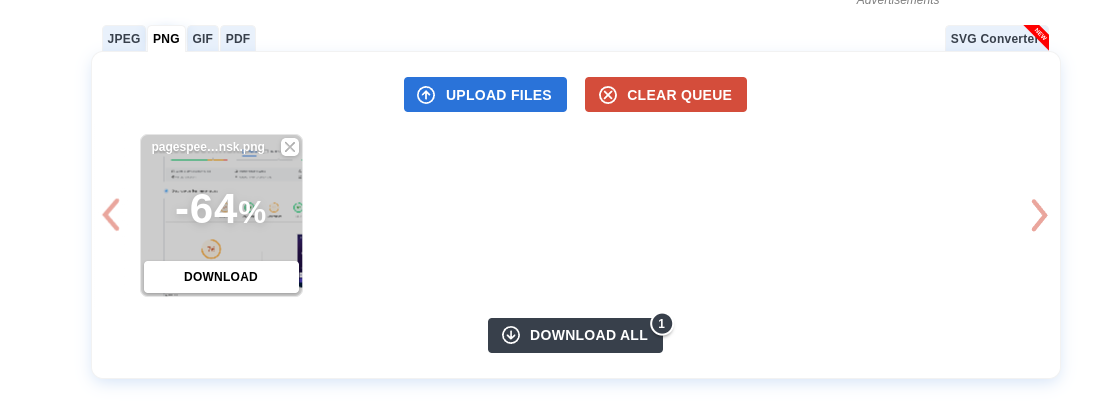 compress png dansk test - Morningscore SEO tool