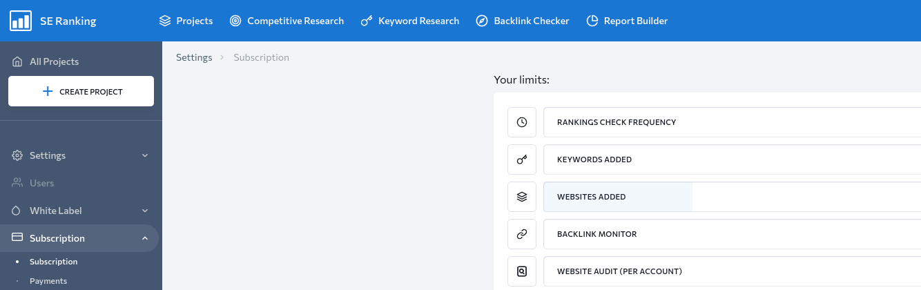 seranking dansk test - Morningscore SEO tool