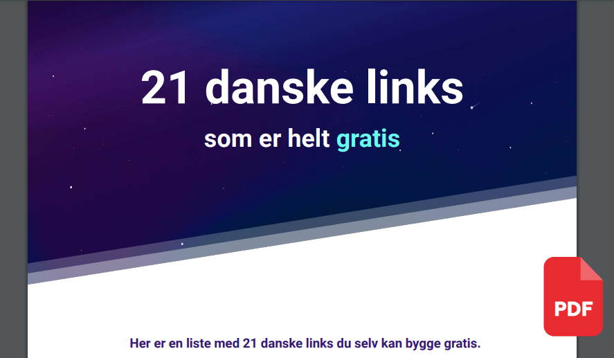 21 gratis danske links