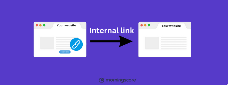 Use internal links for optimizing user experience