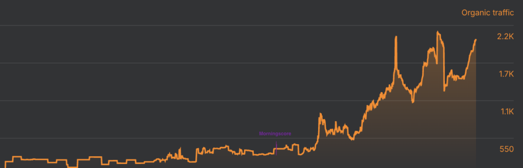Fenerum organic traffic