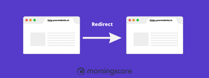 redirect example