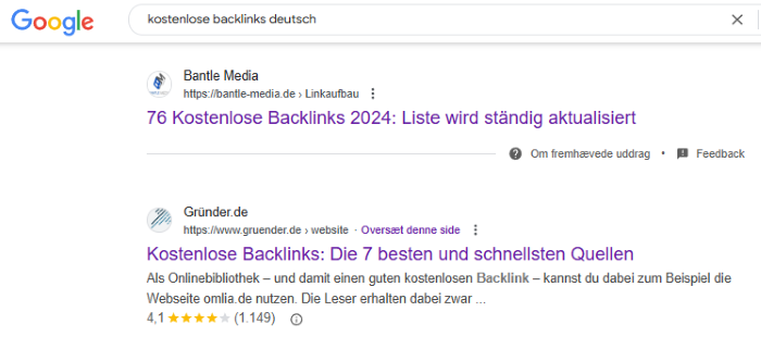 free backlinks germany pillow links