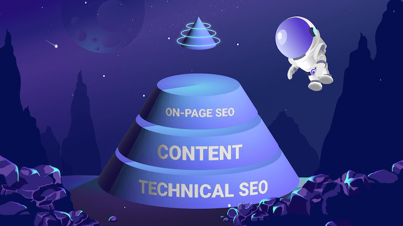 On-page and content in the SEO pyramid