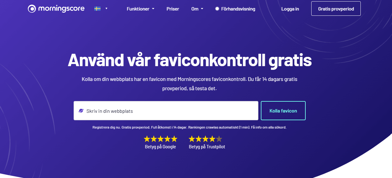 faviconkontroll i morningscore