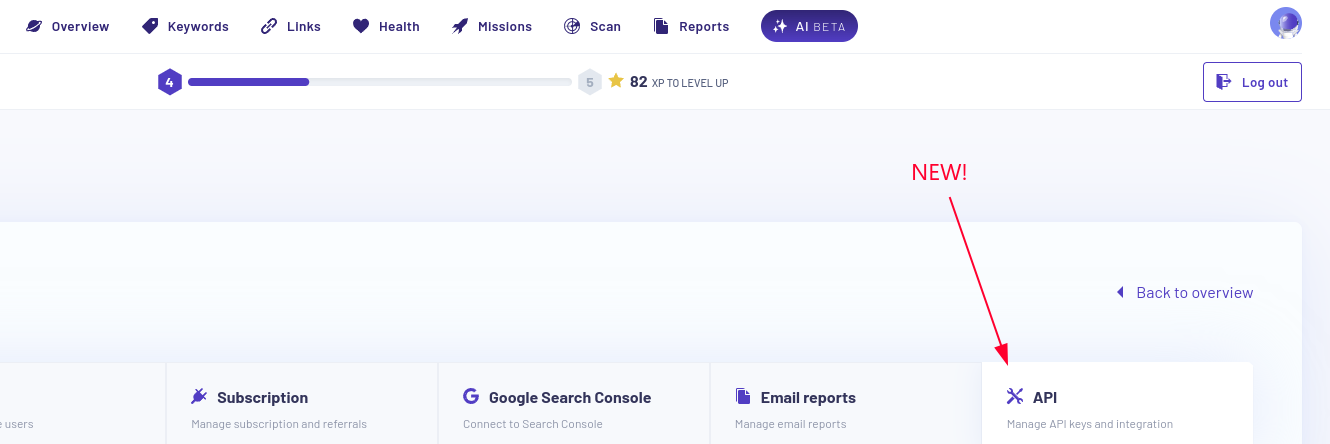 api seo tool - Morningscore SEO tool