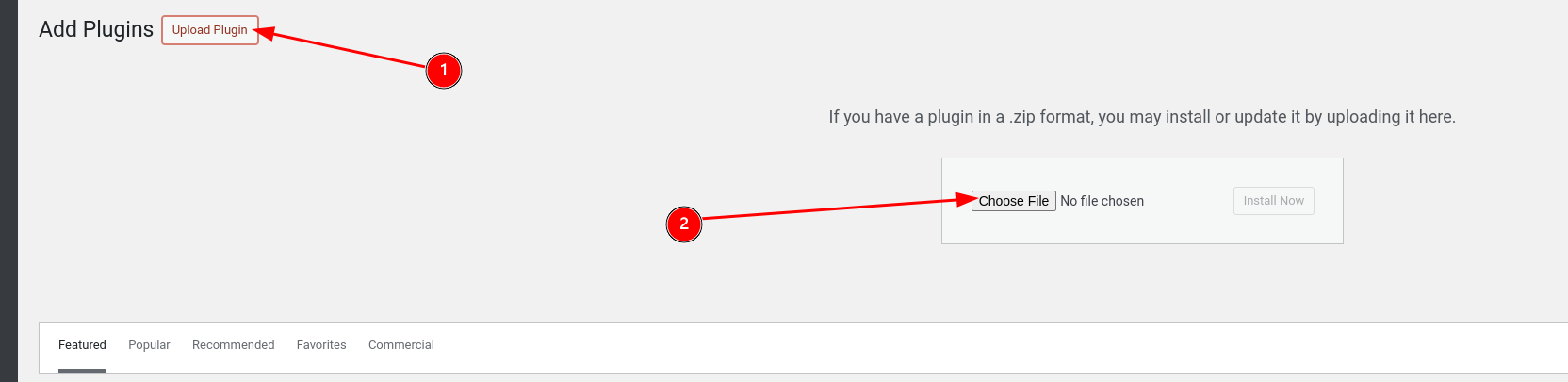 upload plugin wp 2 - Morningscore SEO tool