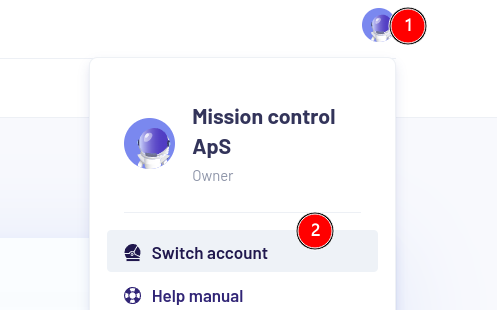 switch account morningscore - Morningscore SEO tool