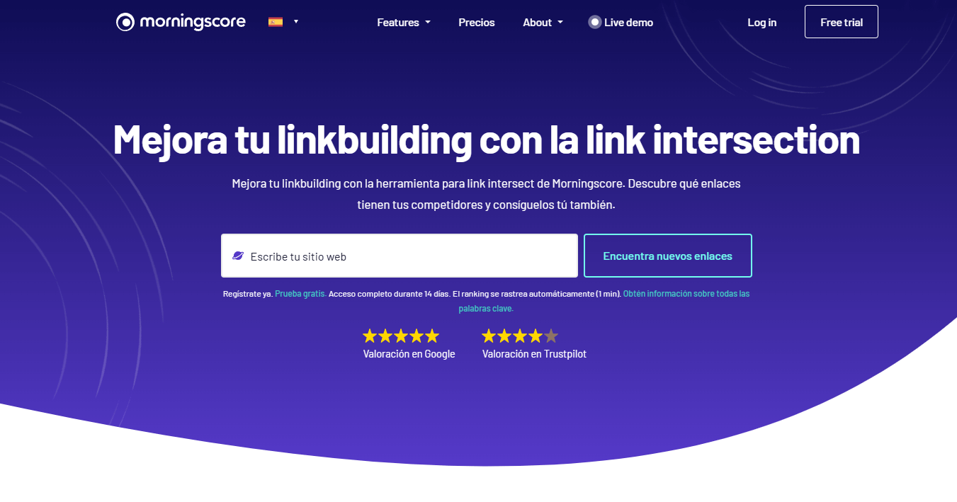 Herramienta para link intersect en morningscore