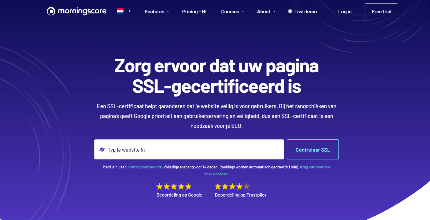 SSL-checker in Morningscore