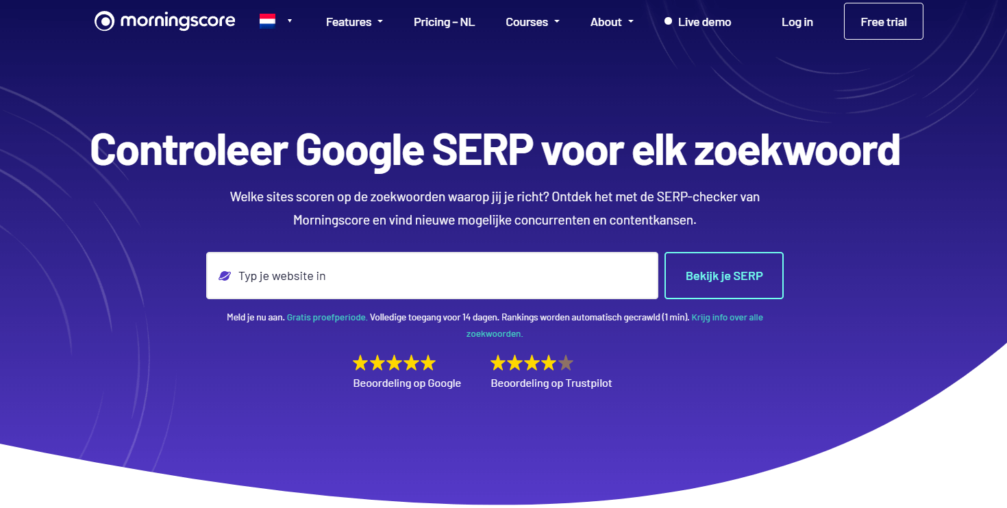 SERP-checker in Morningscore