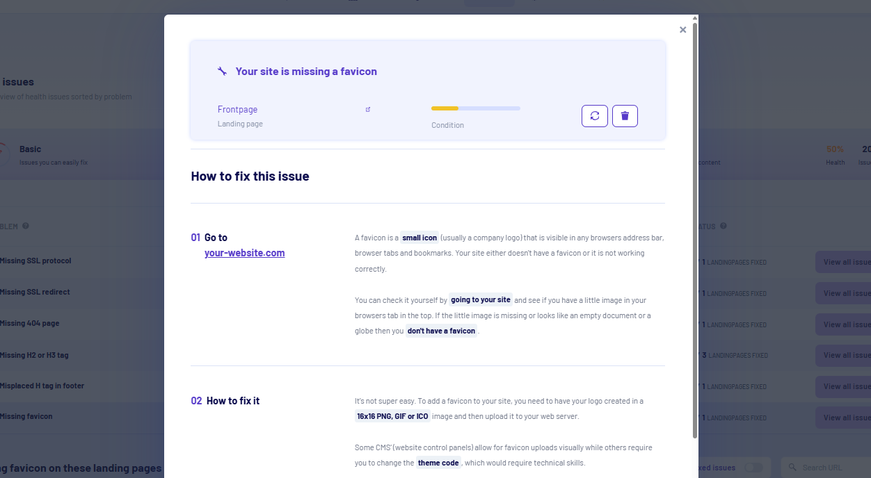 Follow the mission guide to fix issues in Morningscore