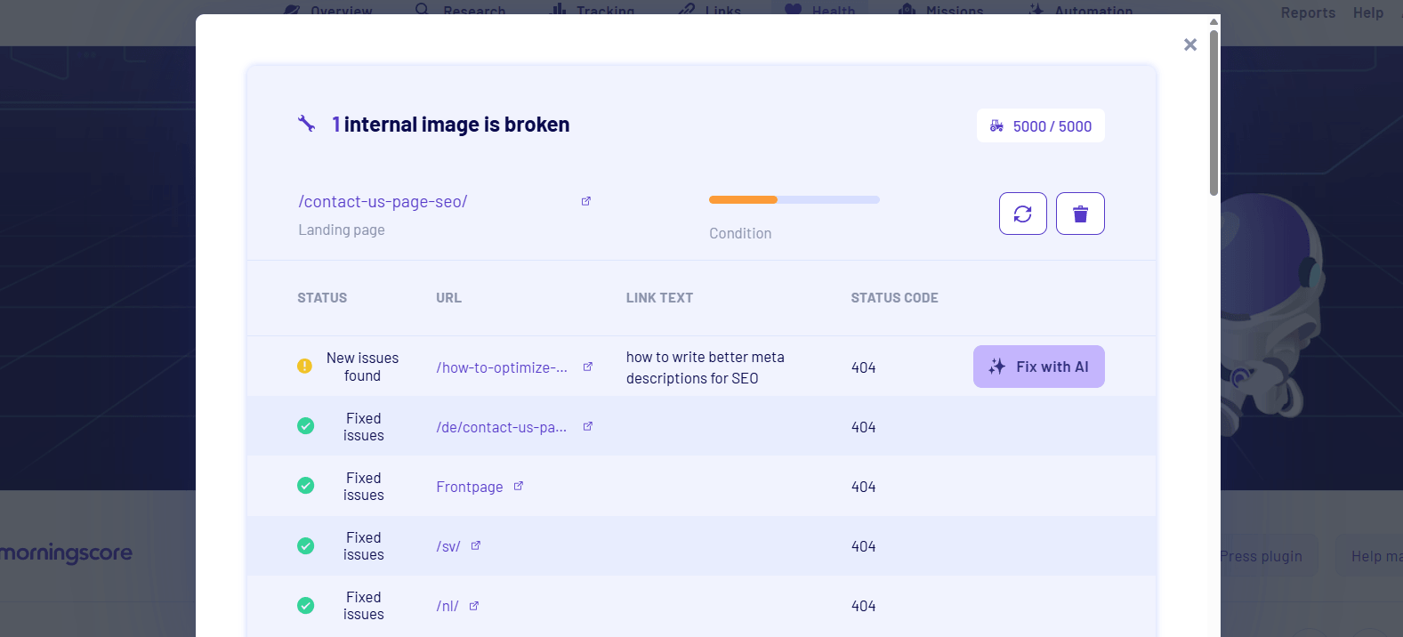 Guide on how to fix broken images