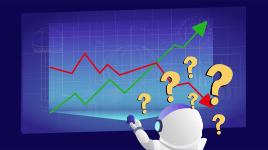 Confusion over graphs going up and down