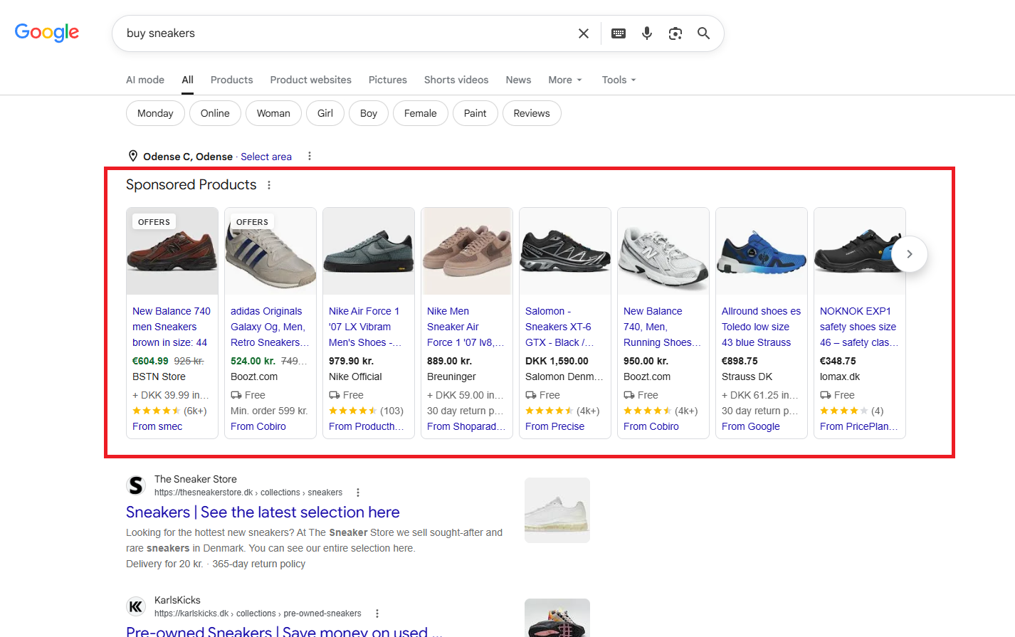 Paid adds in Google